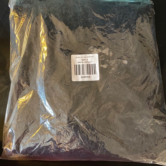 ✨torrid lace high neck short sleeve bodysuit✨ - Picture 5 of 5